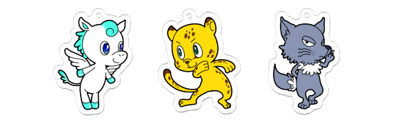 アクリルキーホルダー